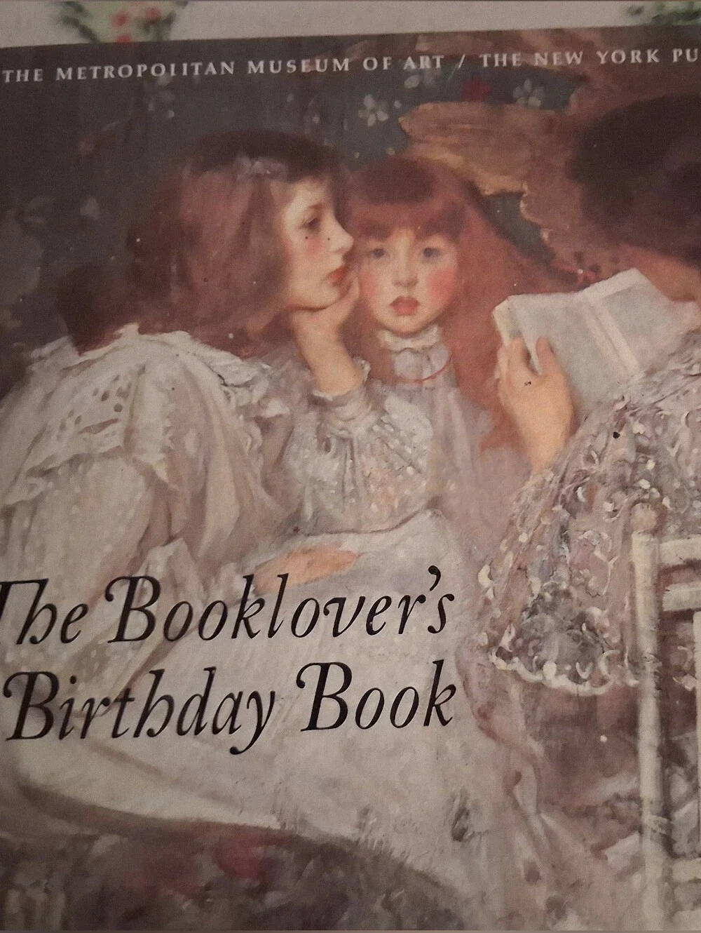 The Booklover's Birthday Book HC 1984 The Metropolitan Museum Of Art